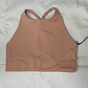 GIRLFRIEND COLLECTIVE Pink Criss Cross Sports Bra Tank Top
